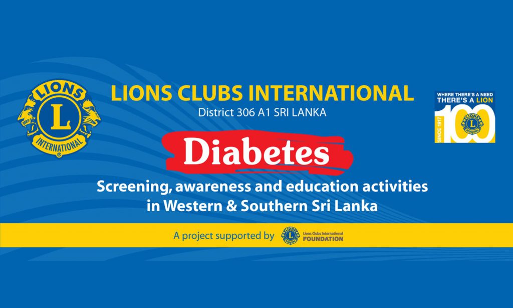 Diabetes A project supported by Lions Clubs International Foundation